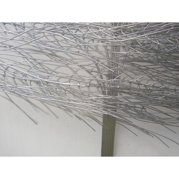 Large Silver Painted Copper & Brass Windy Willow Tree Wall Hanging Art Sculpture - Picture 5 of 10